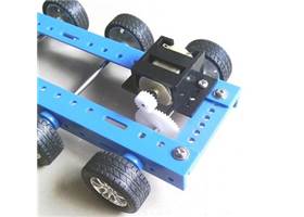 130 Motor bracket on a chassis